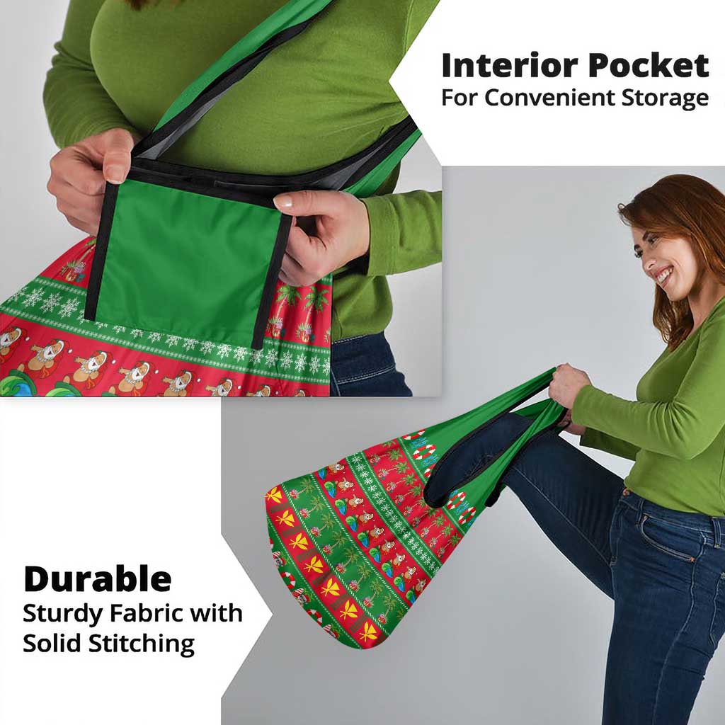 Hawaii Christmas Grocery Bag Mele Kalikimaka