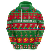 Personalised Hawaii Christmas Hoodie Mele Kalikimaka LT14 - Polynesian Pride