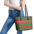 Hawaii Christmas Leather Tote Bag Mele Kalikimaka LT14 - Polynesian Pride