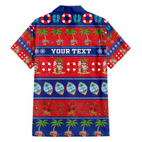 Personalised Guam Christmas Family Matching Puletasi Dress and Hawaiian Shirt Felis Pasgua LT14 - Polynesian Pride