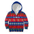 Personalised Guam Christmas Kid Hoodie Felis Pasgua LT14 Zip Hoodie Blue - Polynesian Pride