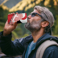 Toitu Te Tiriti Me Te Whakaputanga 4 in 1 Can Cooler Tumbler Maori Wahaika With Haka Face