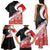 Toitu Te Tiriti Me Te Whakaputanga Family Matching Tank Maxi Dress and Hawaiian Shirt Maori Wahaika With Haka Face