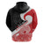Toitu Te Tiriti Me Te Whakaputanga Zip Hoodie Maori Wahaika With Haka Face