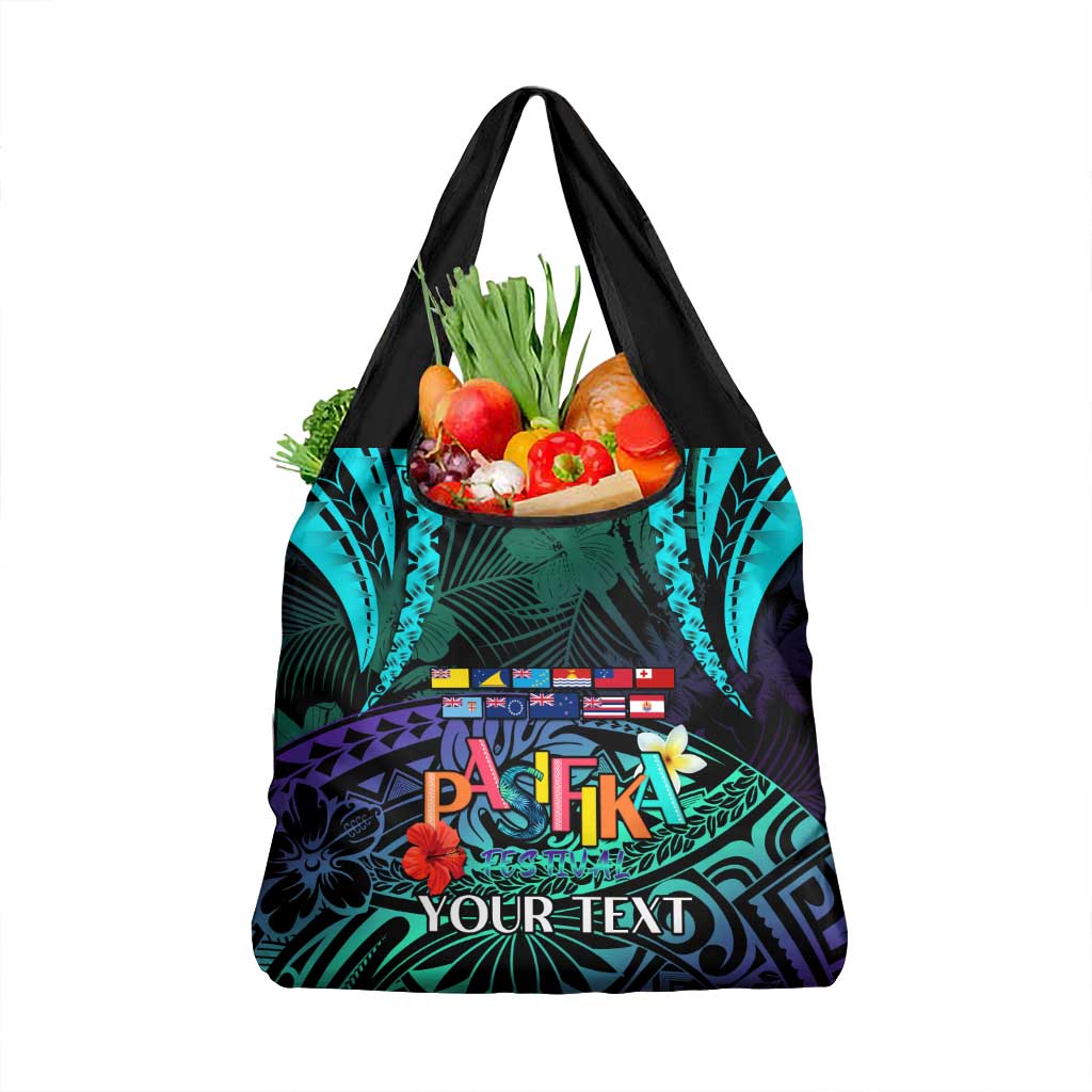 Personalised Pasifika Festival Auckland Grocery Bag Pacific Islands Polynesian Pattern
