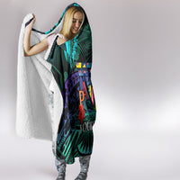 Personalised Pasifika Festival Auckland Hooded Blanket 2024 Pacific Islands Polynesian Pattern LT14 - Polynesian Pride