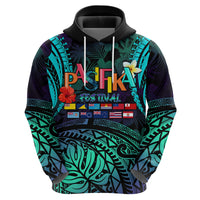 Personalised Pasifika Festival Auckland Zip Hoodie 2024 Pacific Islands Polynesian Pattern LT14 - Polynesian Pride