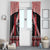 Toitu Te Tiriti O Waitangi Window Curtain Maori Wharenui With Taniko Motifs