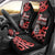 New Zealand 1840 Waitangi Day Car Seat Cover Aotearoa Haka Mask - Red Version