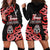 New Zealand 1840 Waitangi Day Hoodie Dress Aotearoa Haka Mask - Red Version