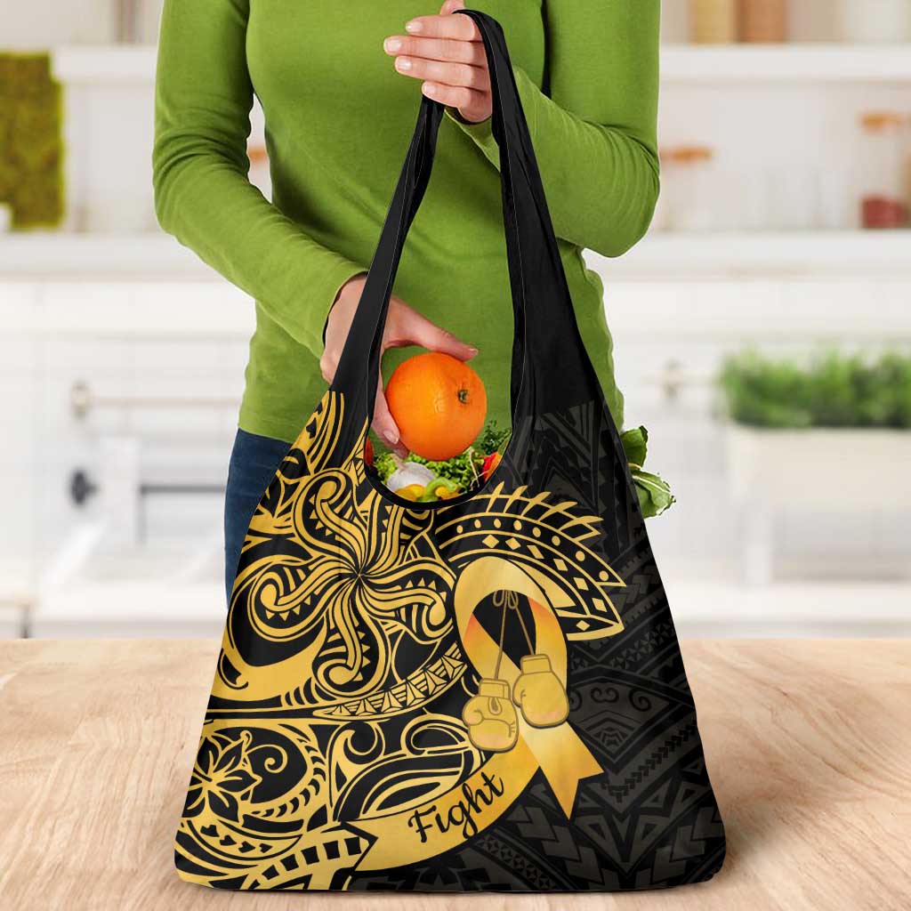 Polynesia Bone Cancer Awareness Grocery Bag Fight Warriors