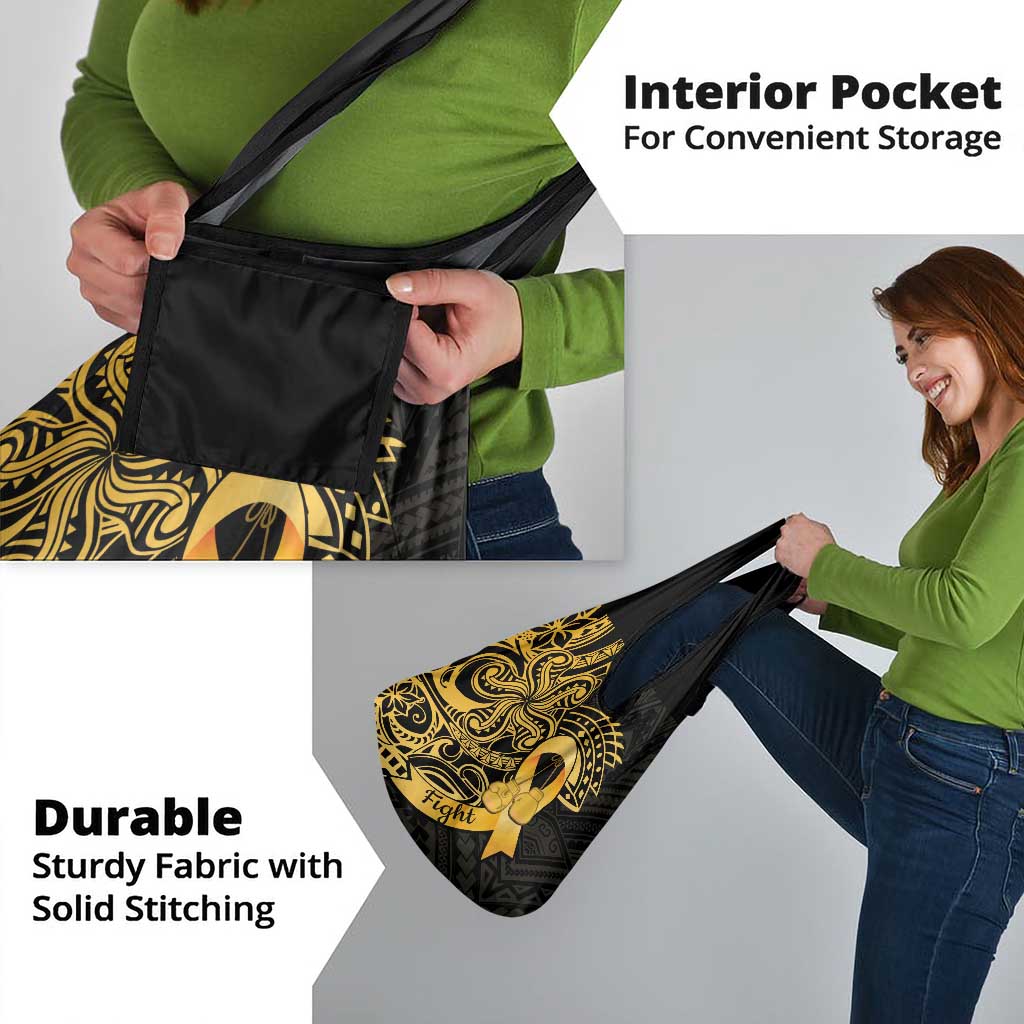 Polynesia Bone Cancer Awareness Grocery Bag Fight Warriors