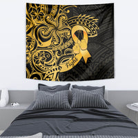 Polynesia Bone Cancer Awareness Tapestry Fight Warriors