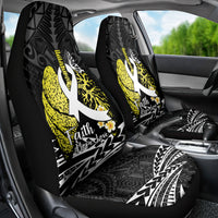 Polynesia World Lung Cancer Day Car Seat Cover Faith Hope Love