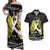 Personalised Polynesia World Lung Cancer Day Couples Matching Off Shoulder Maxi Dress and Hawaiian Shirt Faith Hope Love