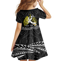 Personalised Polynesia World Lung Cancer Day Family Matching Summer Maxi Dress and Hawaiian Shirt Faith Hope Love