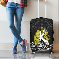 Polynesia World Lung Cancer Day Luggage Cover Faith Hope Love LT14 - Polynesian Pride