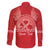 Personalised In September We Wear Red Family Matching Tank Maxi Dress and Hawaiian Shirt Polynesia Blood Cancer Awareness