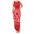 Personalised In September We Wear Red Family Matching Tank Maxi Dress and Hawaiian Shirt Polynesia Blood Cancer Awareness