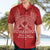 Personalised In September We Wear Red Hawaiian Shirt Polynesia Blood Cancer Awareness