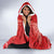 Personalised In September We Wear Red Hooded Blanket Polynesia Blood Cancer Awareness