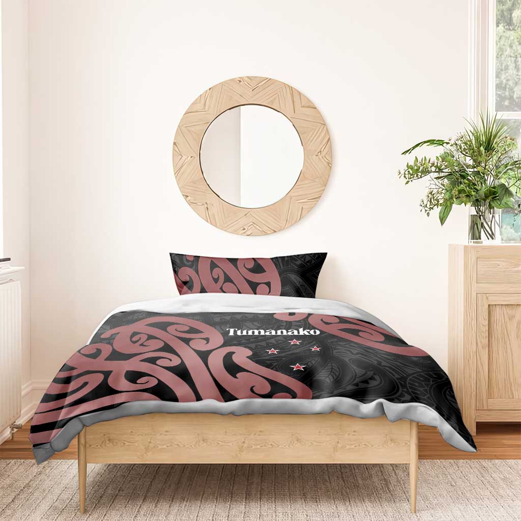 New Zealand Mangopare Tamanako Bedding Set Aotearoa Maori