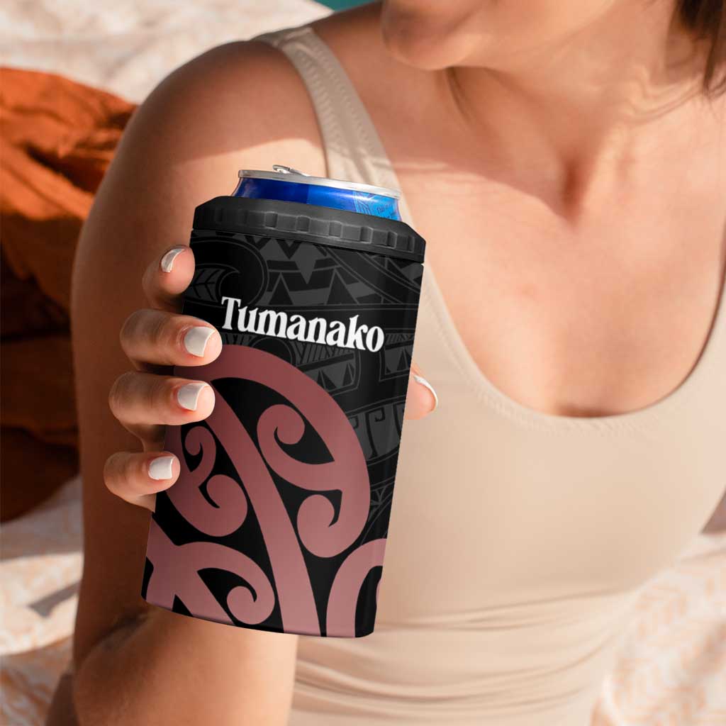 New Zealand Mangopare Tamanako 4 in 1 Can Cooler Tumbler Aotearoa Maori