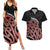 New Zealand Mangopare Tamanako Couples Matching Summer Maxi Dress and Hawaiian Shirt Aotearoa Maori