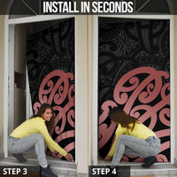 New Zealand Mangopare Tamanako Door Cover Aotearoa Maori - Polynesian Pride