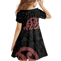 New Zealand Mangopare Tamanako Family Matching Off Shoulder Maxi Dress and Hawaiian Shirt Aotearoa Maori LT14 - Polynesian Pride