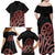 New Zealand Mangopare Tamanako Family Matching Off Shoulder Maxi Dress and Hawaiian Shirt Aotearoa Maori