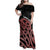 New Zealand Mangopare Tamanako Family Matching Off Shoulder Maxi Dress and Hawaiian Shirt Aotearoa Maori