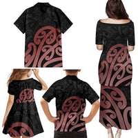 New Zealand Mangopare Tamanako Family Matching Puletasi and Hawaiian Shirt Aotearoa Maori LT14 - Polynesian Pride