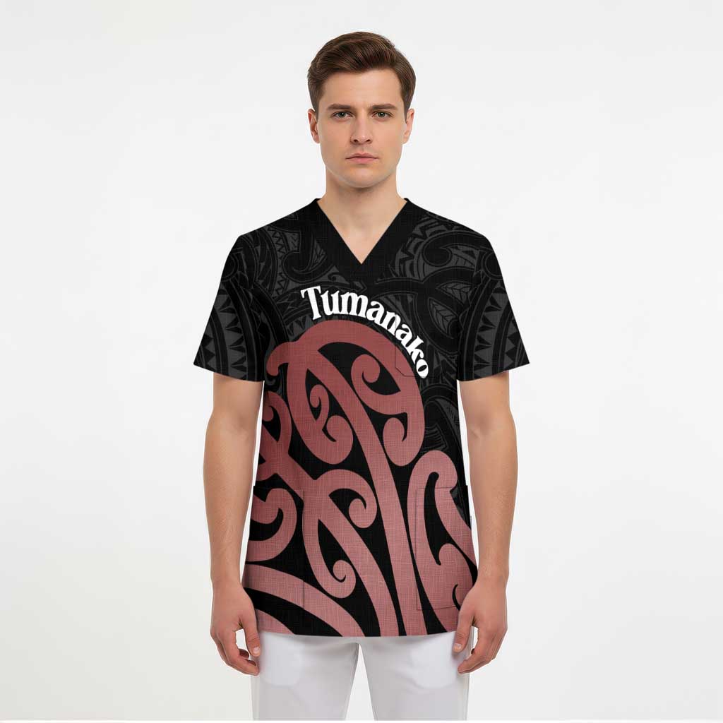 New Zealand Mangopare Tamanako Scrub Top Aotearoa Maori - Polynesian Pride