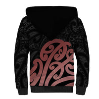 New Zealand Mangopare Tamanako Sherpa Hoodie Aotearoa Maori