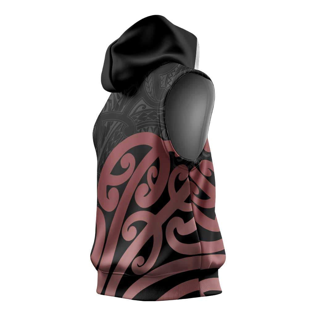 New Zealand Mangopare Tamanako Sleeveless Hoodie Aotearoa Maori - Polynesian Pride