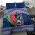 Custom Samoa Rugby Bedding Set 2024 Go Champions Samoan Gingers