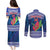 Custom Samoa Rugby Couples Matching Puletasi and Long Sleeve Button Shirt 2024 Go Champions Samoan Gingers