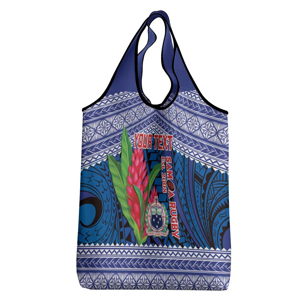 Custom Samoa Rugby Grocery Bag Go Champions Samoan Gingers