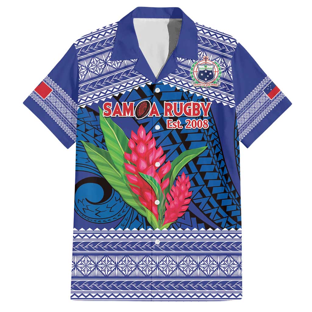 Custom Samoa Rugby Hawaiian Shirt 2024 Go Champions Samoan Gingers