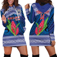 Custom Samoa Rugby Hoodie Dress 2024 Go Champions Samoan Gingers
