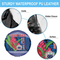 Custom Samoa Rugby Spare Tire Cover 2024 Go Champions Samoan Gingers