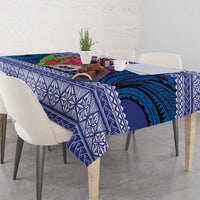 Custom Samoa Rugby Tablecloth 2024 Go Champions Samoan Gingers