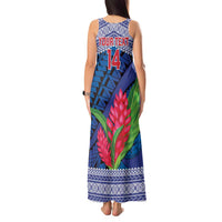 Custom Samoa Rugby Tank Maxi Dress 2024 Go Champions Samoan Gingers