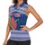 Custom Samoa Rugby Women Sleeveless Polo Shirt 2024 Go Champions Samoan Gingers