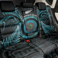 New Zealand Archery Back Car Seat Cover Aotearoa Silver Fern Maori - Polynesian Pride