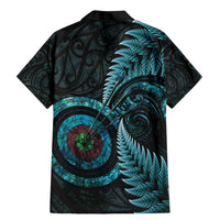 New Zealand Archery Family Matching Mermaid Dress and Hawaiian Shirt Aotearoa Silver Fern Maori - Polynesian Pride