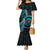 New Zealand Archery Family Matching Mermaid Dress and Hawaiian Shirt Aotearoa Silver Fern Maori - Polynesian Pride