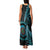 New Zealand Archery Family Matching Tank Maxi Dress and Hawaiian Shirt Aotearoa Silver Fern Maori - Polynesian Pride