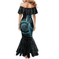 New Zealand Archery Mermaid Dress Aotearoa Silver Fern Maori - Polynesian Pride